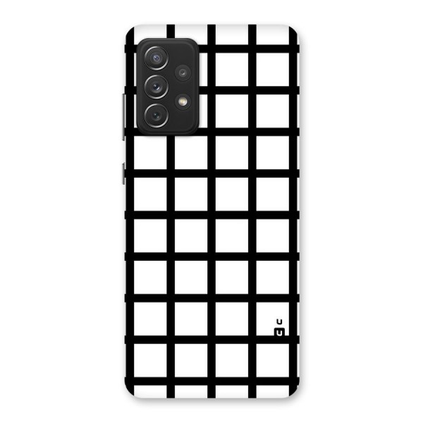 Aesthetic Grid Lines Back Case for Galaxy A72