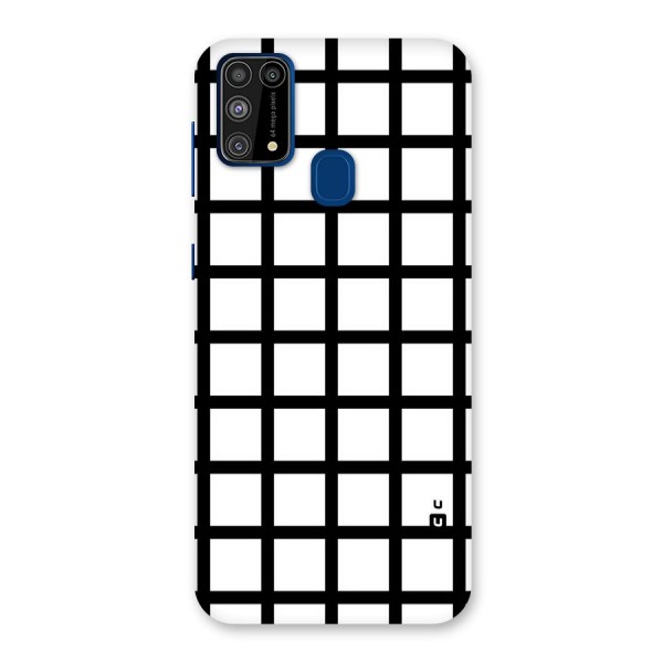 Aesthetic Grid Lines Back Case for Galaxy F41