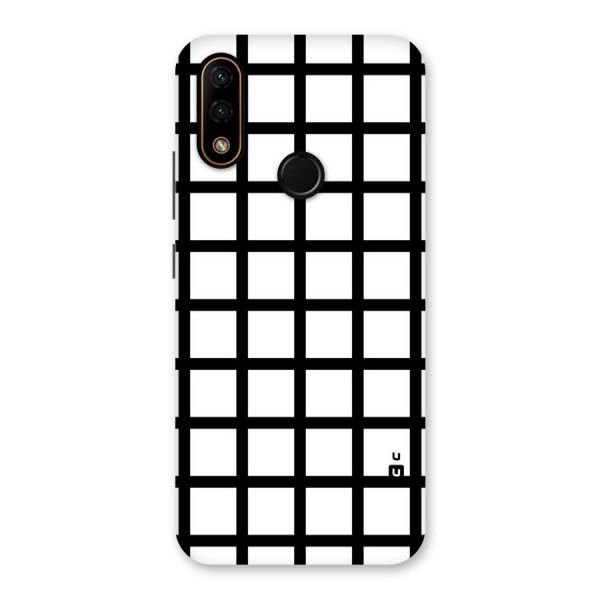 Aesthetic Grid Lines Back Case for Lenovo A6 Note