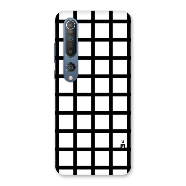 Aesthetic Grid Lines Back Case for Mi 10