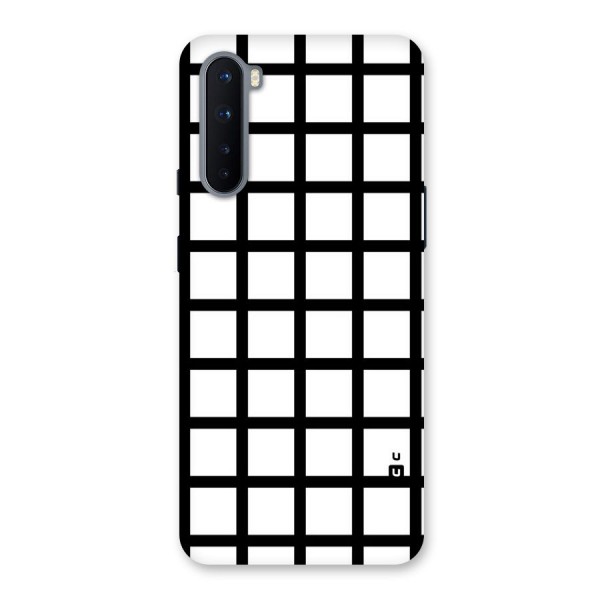 Aesthetic Grid Lines Back Case for OnePlus Nord