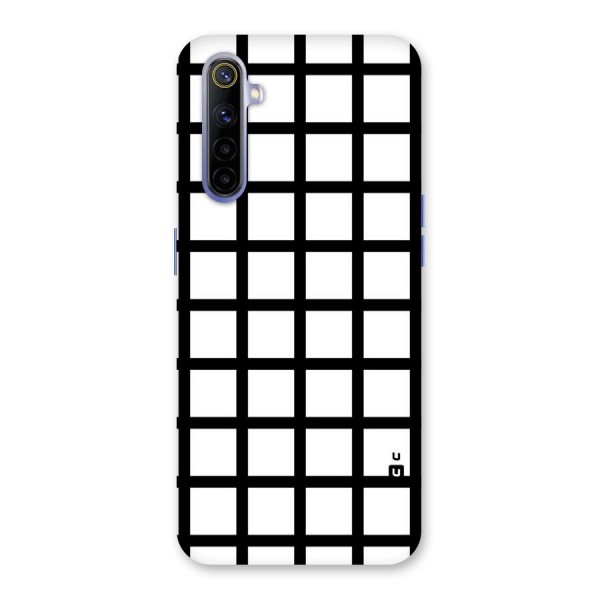 Aesthetic Grid Lines Back Case for Realme 6