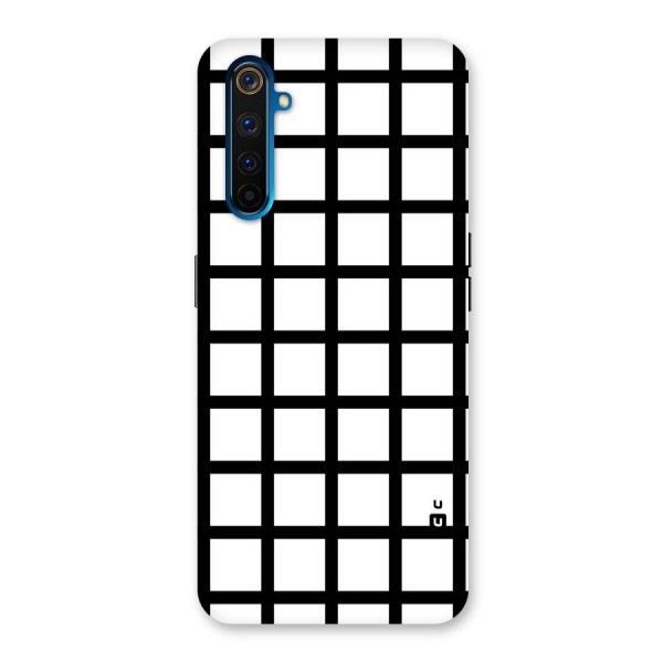 Aesthetic Grid Lines Back Case for Realme 6 Pro