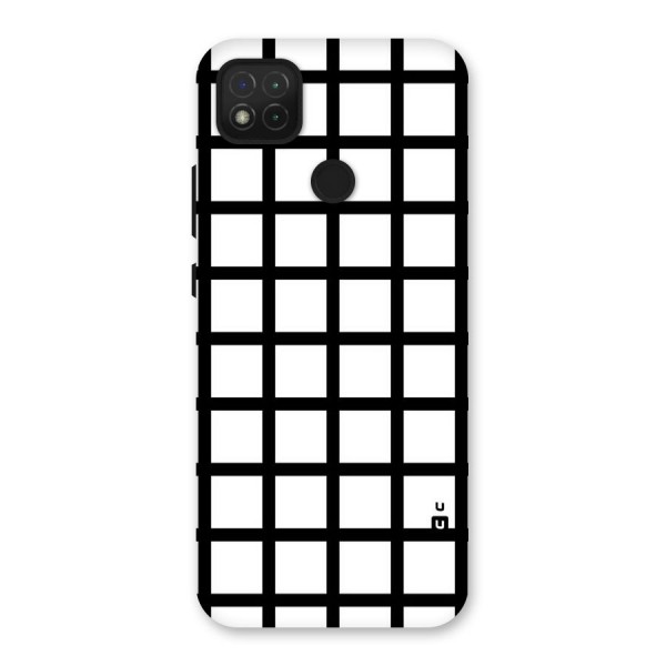 Aesthetic Grid Lines Back Case for Redmi 9C