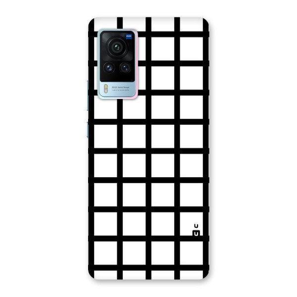 Aesthetic Grid Lines Back Case for Vivo X60 Pro