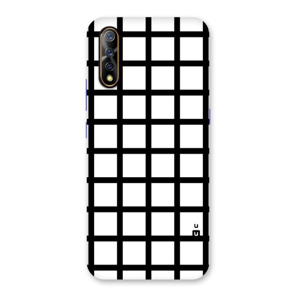 Aesthetic Grid Lines Back Case for Vivo Z1x