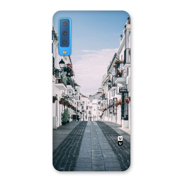 Aesthetic Street Back Case for Galaxy A7 (2018)