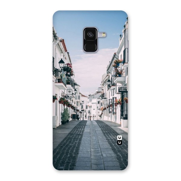 Aesthetic Street Back Case for Galaxy A8 Plus