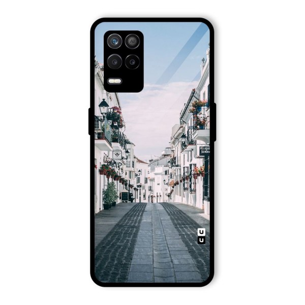 Aesthetic Street Glass Back Case for Realme 9 5G