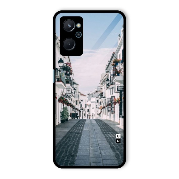 Aesthetic Street Glass Back Case for Realme 9i