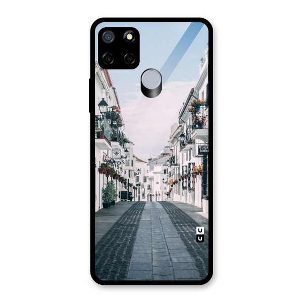 Aesthetic Street Glass Back Case for Realme C15