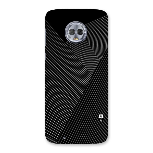 Aesthetic White Stripes Back Case for Moto G6