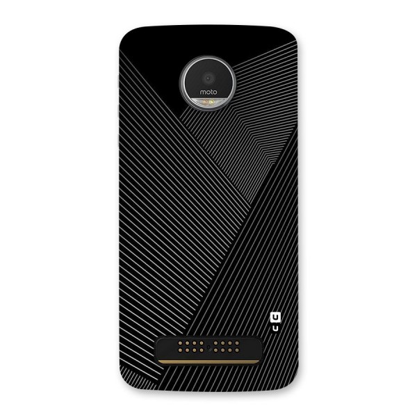 Aesthetic White Stripes Back Case for Moto Z Play