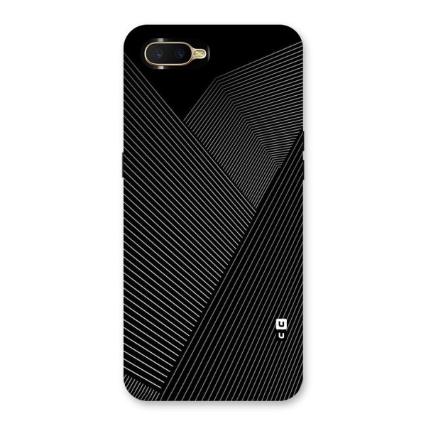 Aesthetic White Stripes Back Case for Oppo K1