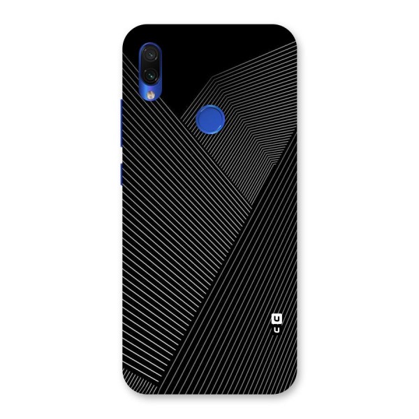 Aesthetic White Stripes Back Case for Redmi Note 7S