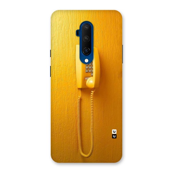 Aesthetic Yellow Telephone Back Case for OnePlus 7T Pro