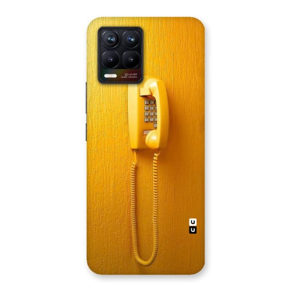 Aesthetic Yellow Telephone Back Case for Realme 8