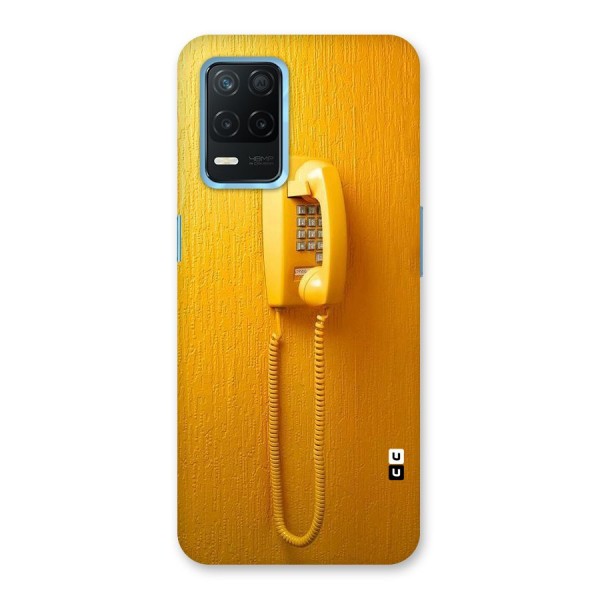 Aesthetic Yellow Telephone Back Case for Realme 8s 5G