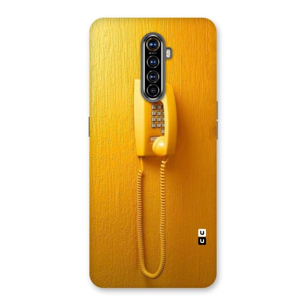 Aesthetic Yellow Telephone Back Case for Realme X2 Pro