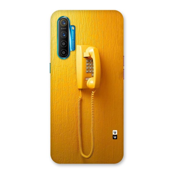 Aesthetic Yellow Telephone Back Case for Realme XT