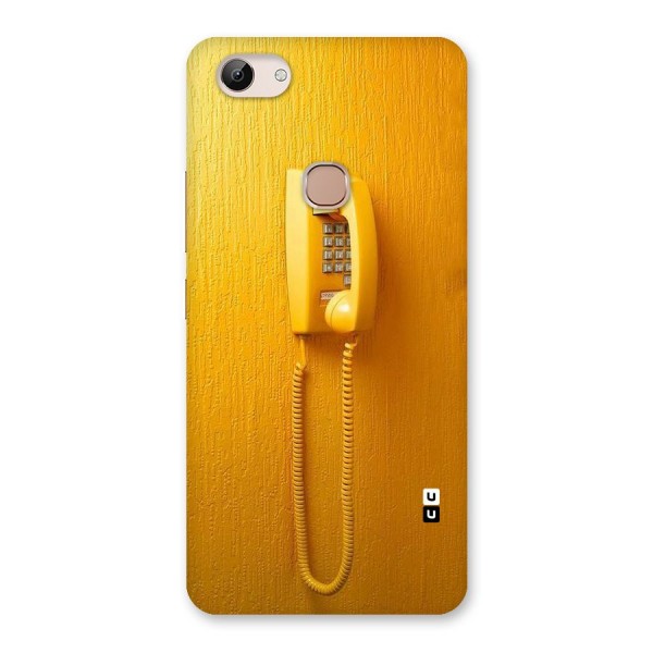 Aesthetic Yellow Telephone Back Case for Vivo Y83