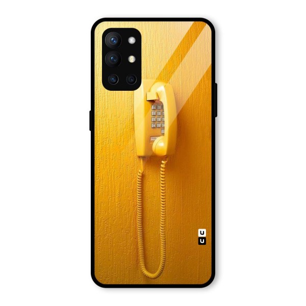 Aesthetic Yellow Telephone Glass Back Case for OnePlus 9R