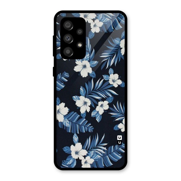 Aesthicity Floral Glass Back Case for Galaxy A32