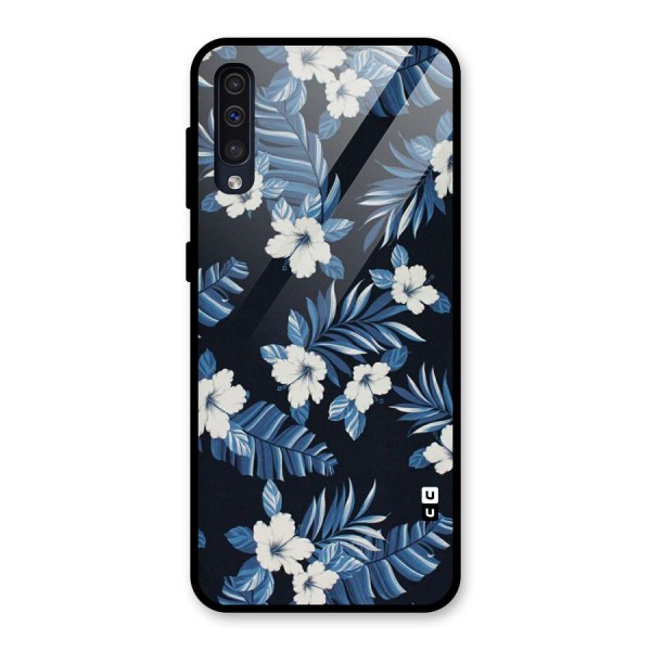 Aesthicity Floral Glass Back Case for Galaxy A50s