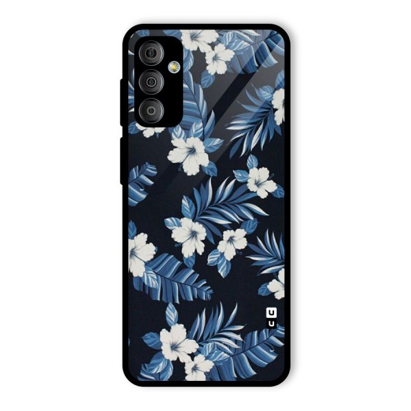 Aesthicity Floral Glass Back Case for Galaxy F23