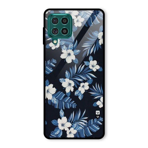 Aesthicity Floral Glass Back Case for Galaxy F62