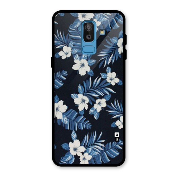 Aesthicity Floral Glass Back Case for Galaxy J8