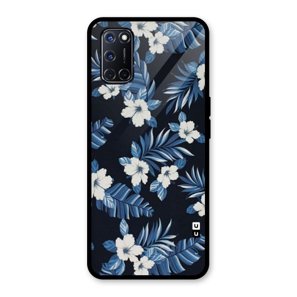 Aesthicity Floral Glass Back Case for Oppo A52