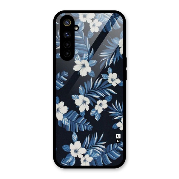 Aesthicity Floral Glass Back Case for Realme 6