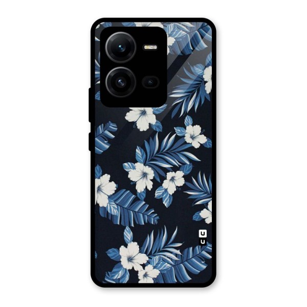 Aesthicity Floral Glass Back Case for Vivo V25