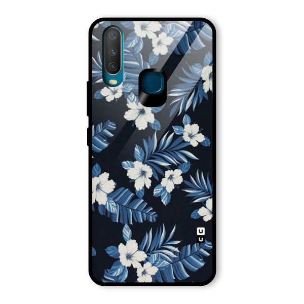 Aesthicity Floral Glass Back Case for Vivo Y12