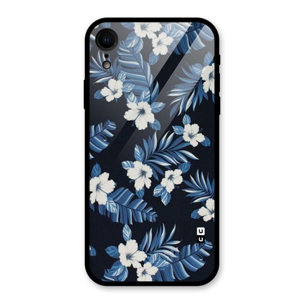 Aesthicity Floral Glass Back Case for XR