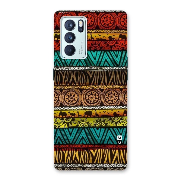 African Design Pattern Back Case for Oppo Reno6 Pro 5G