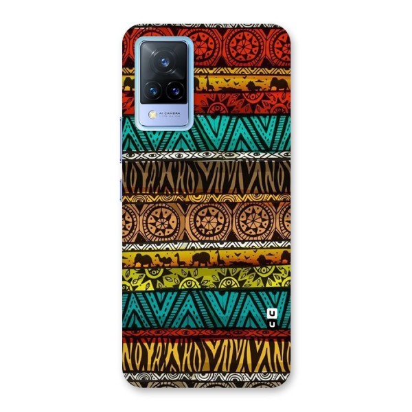 African Design Pattern Back Case for Vivo V21 5G