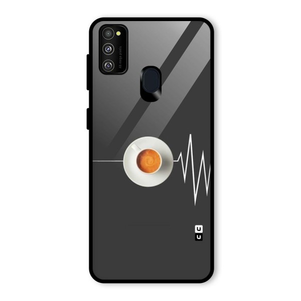 After Coffee Glass Back Case for Galaxy M21