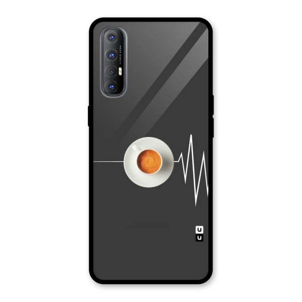 After Coffee Glass Back Case for Oppo Reno3 Pro