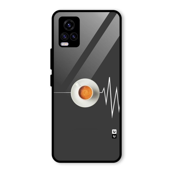 After Coffee Glass Back Case for Vivo V20