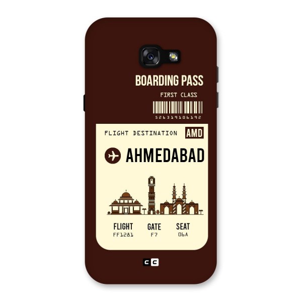 Ahmedabad Boarding Pass Back Case for Galaxy A7 (2017)