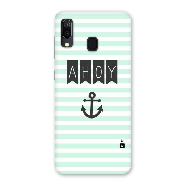 Ahoy Sailor Back Case for Galaxy A20