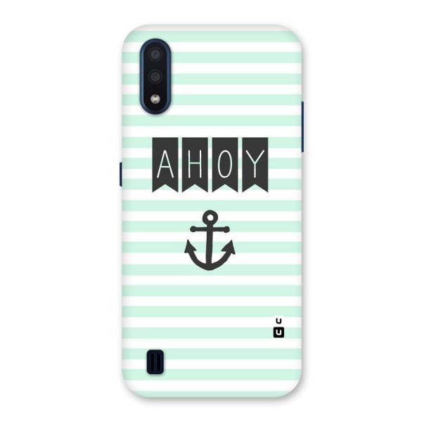 Ahoy Sailor Back Case for Galaxy M01