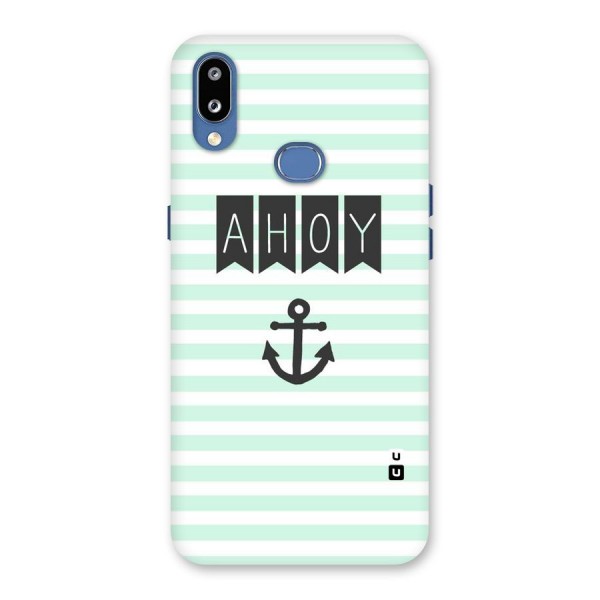 Ahoy Sailor Back Case for Galaxy M01s