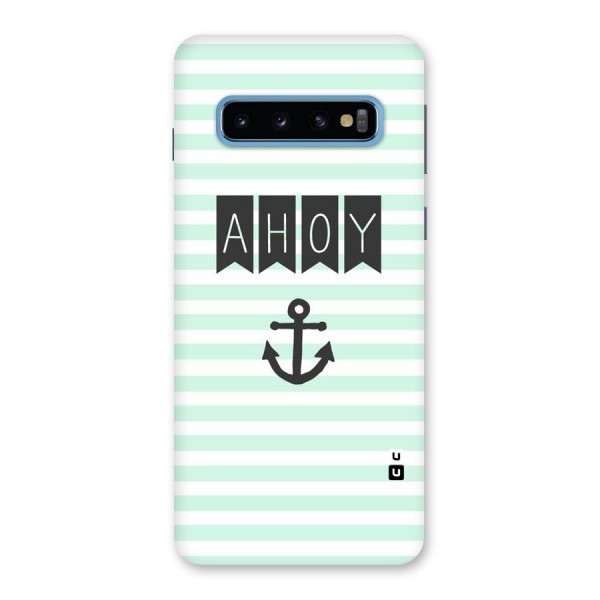 Ahoy Sailor Back Case for Galaxy S10