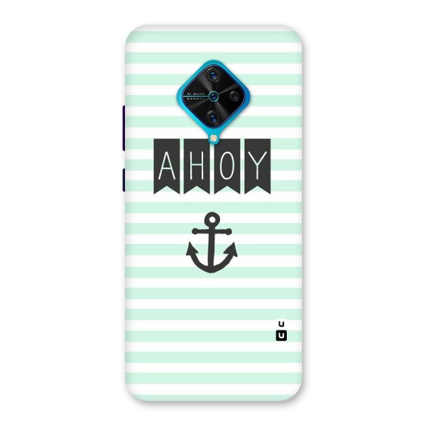 Ahoy Sailor Back Case for Vivo S1 Pro