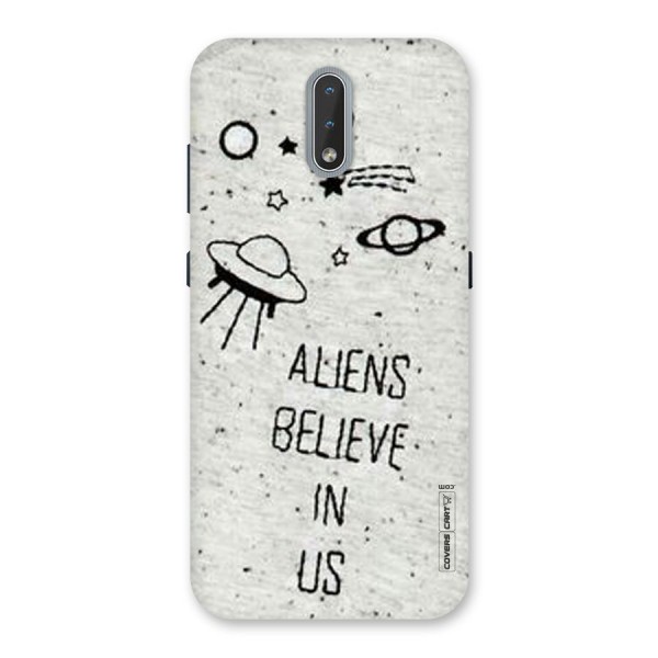 Aliens Believe In Us Back Case for Nokia 2.3