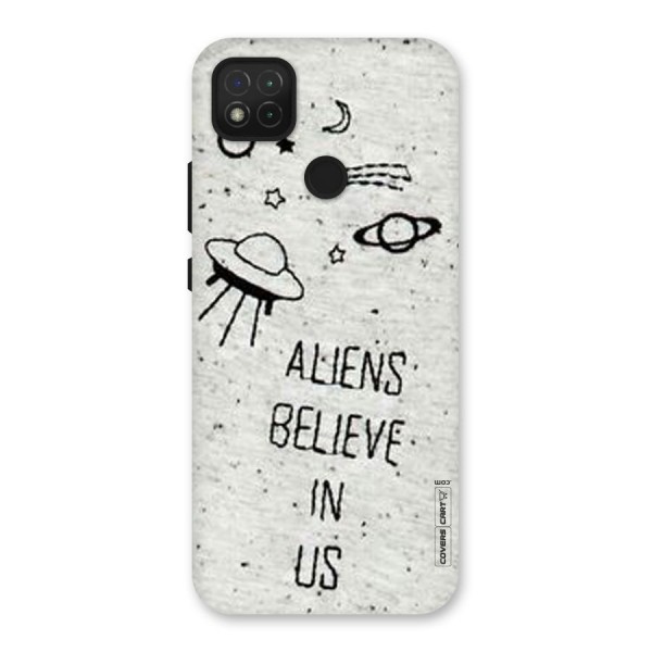 Aliens Believe In Us Back Case for Redmi 9C