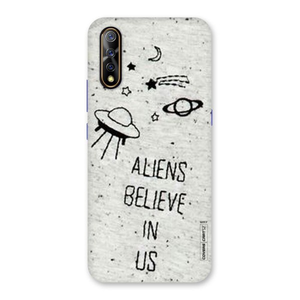 Aliens Believe In Us Back Case for Vivo S1